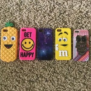 5 iPhone 5s Cases Bundle